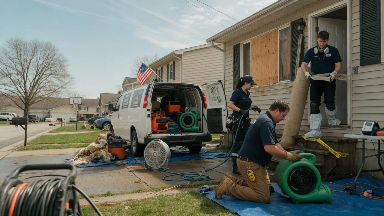 Water Damage Restoration in Bremen, KS near me
